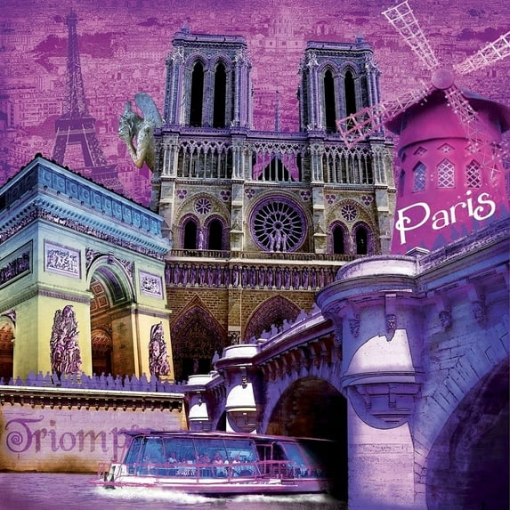 Paris Moulin Rouge Poster Print by BRAUN Studio BRAUN Studio CS0630