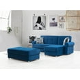 thumbnail image 1 of Paris Navy Reversible Sectional Sofa, 1 of 5