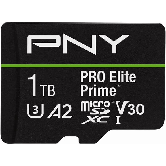 Paris New York microSDXC Card 1T Pro Elite Prime Class 10 U3 V30 A2   SD Adapter - Up to 200MB/s, Class 10, U3, V30, A2, 4K UHD, Full HD, UHS-I