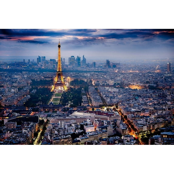 Paris Nightscape - CANVAS OR PRINT WALL ART