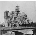 thumbnail image 1 of Paris Notre Dame 1850S. Nconstruction Of The Spire During The Renovation Of The Cathedral Led By Eug�?�Ne Viollet-Le-Duc, 1 of 1