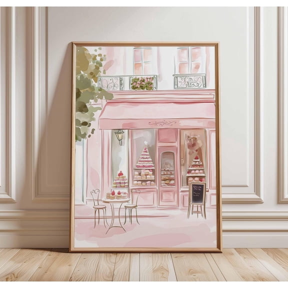 Paris Patisserie French Bakery Poster Unframed Paper Print