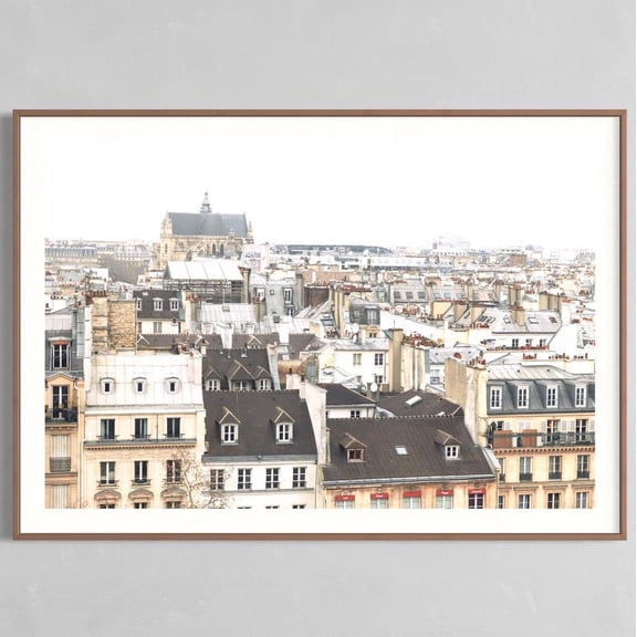 Paris Photography Paris Rooftop View Paris Home Decor Paris Wall Art Travel Fine Art Photograph French Home Decor French Photography, Unframed Paper Print