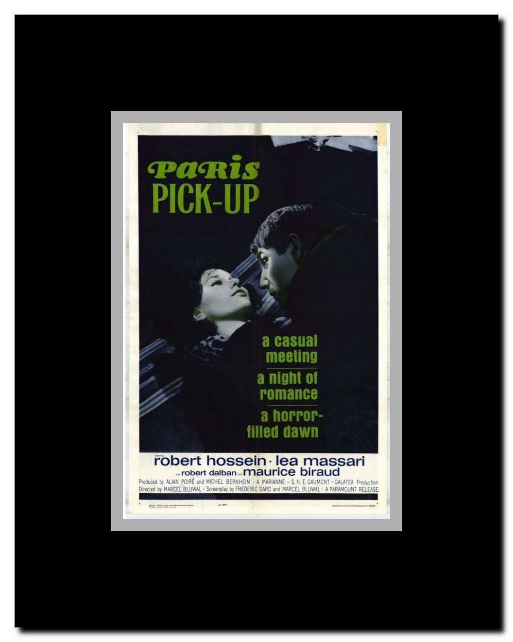 Paris Pick-up Framed Movie Poster