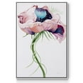 thumbnail image 1 of Paris Poppy II Framed Premium Gallery Wrapped Canvas - Ready to Hang - 27 x 41 - White Floating Frame, 1 of 9