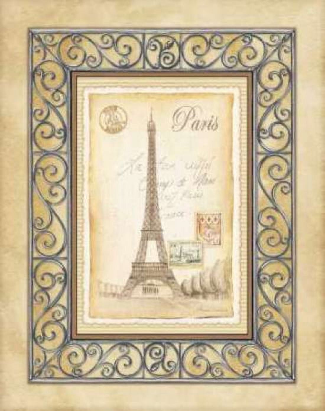 Paris Postcard Canvas Art - Andrea Laliberte (24 x 30)