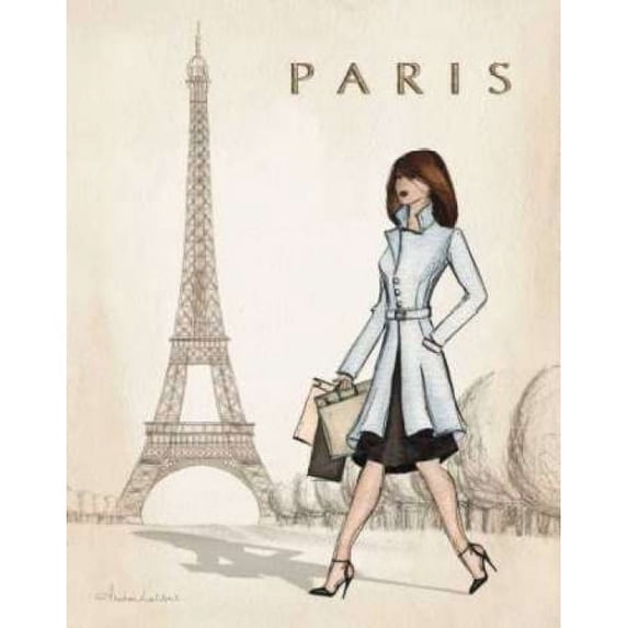 Paris Poster Print by Andrea Laliberte