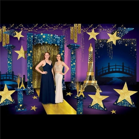 Beistle 56165 Paris Prom Kit - Pack of 12