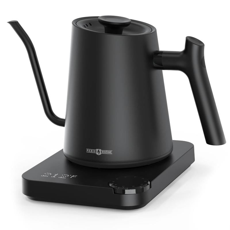 Paris Rhône Gooseneck Electric Kettle PEEK005, Temperature Variable Electric Kettle for Coffee