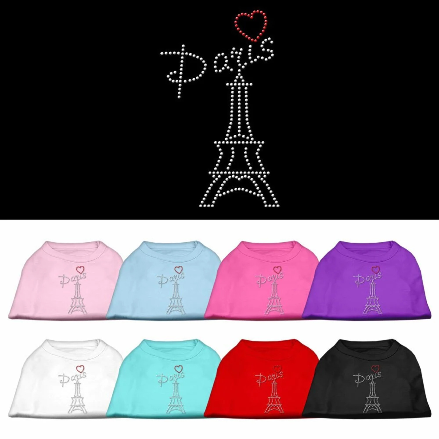 Parisian Pet The Boss Hunde-T-Shirt In Größe 5XL – Lustig Bestickt, Aus Baumwolle