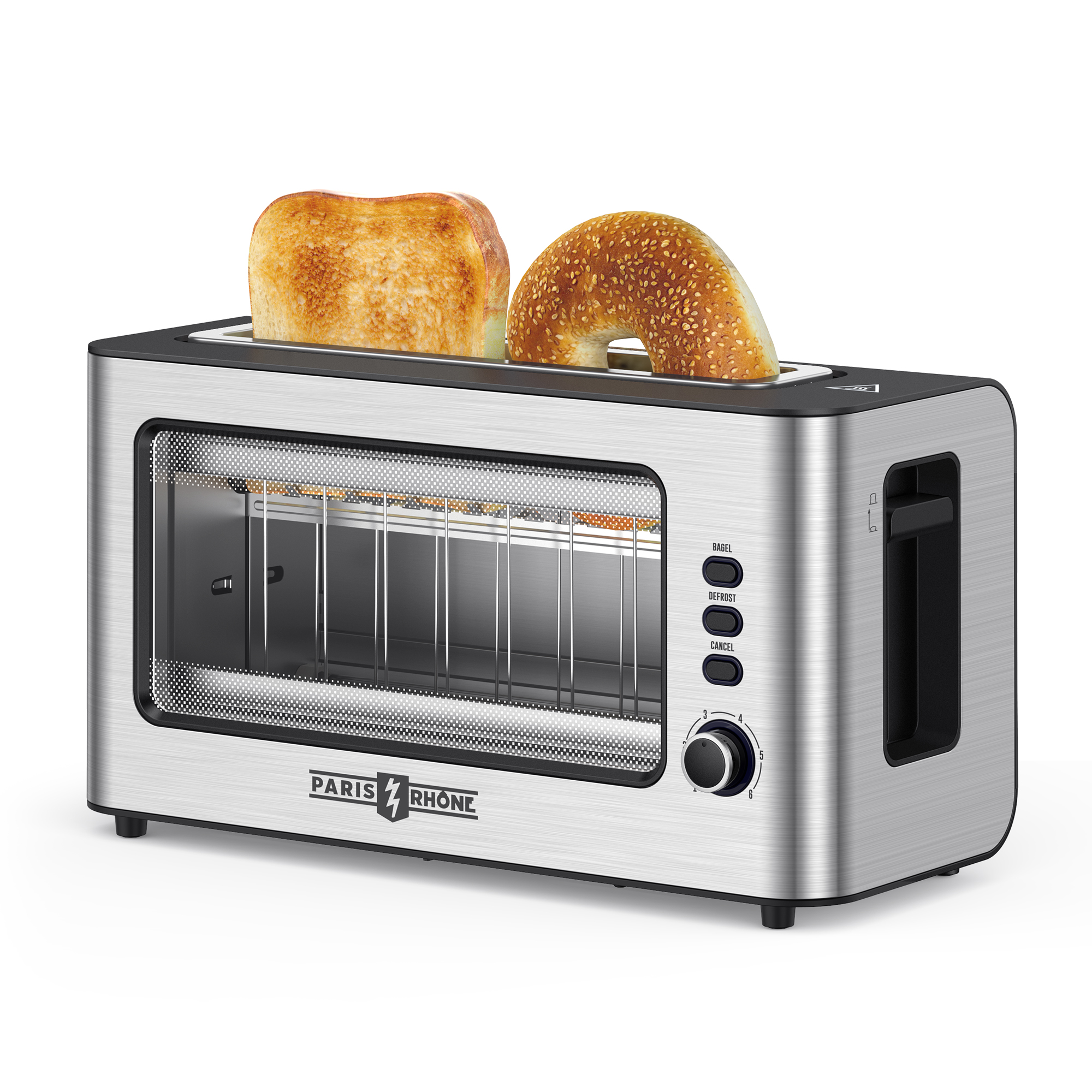 Hamilton Beach 2 Slice Toaster, ExtraWide Slots, Brushed Stainless