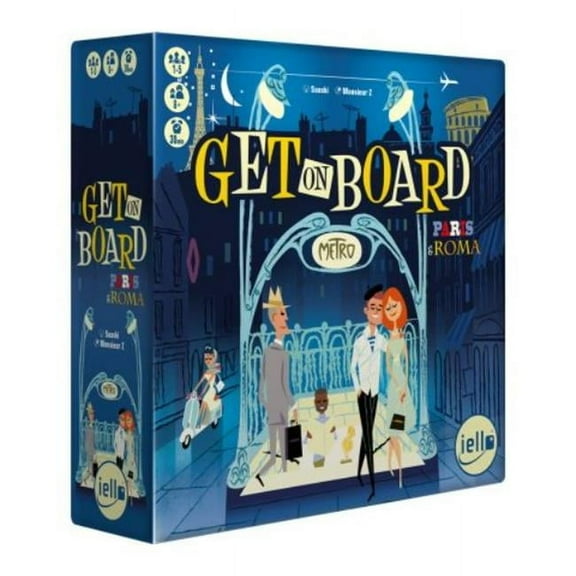 Paris & Rome Get on Board Game