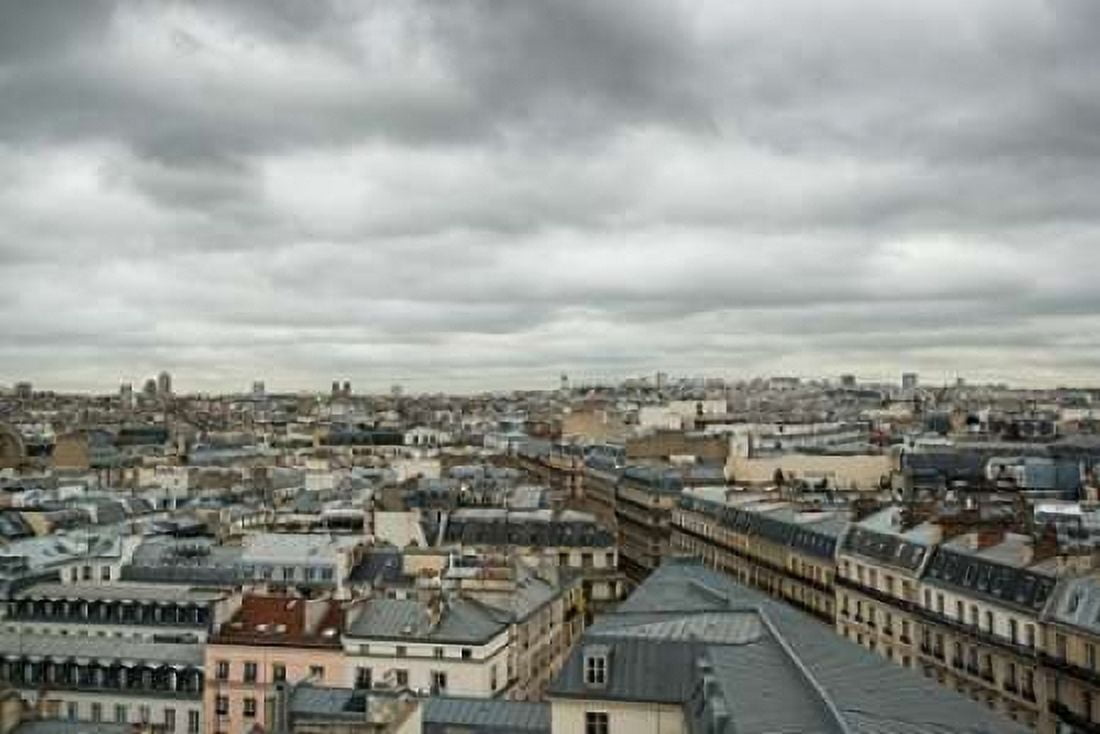 Paris Rooftops III Canvas Art - Erin Berzel (24 x 36)