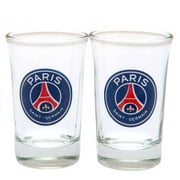 Paris Saint Germain FC Crest Shot Glass Set (Pack of 2)