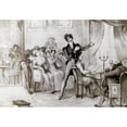 thumbnail image 1 of Paris Salon 1825. Na Salon In Elegant Faubourg Saint-Germain. Lithograph. Poster Print by (18 x 24), 1 of 1