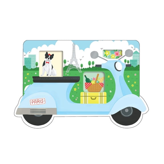 Paris Scooter Shaped Cover Sticky Notes (Other)