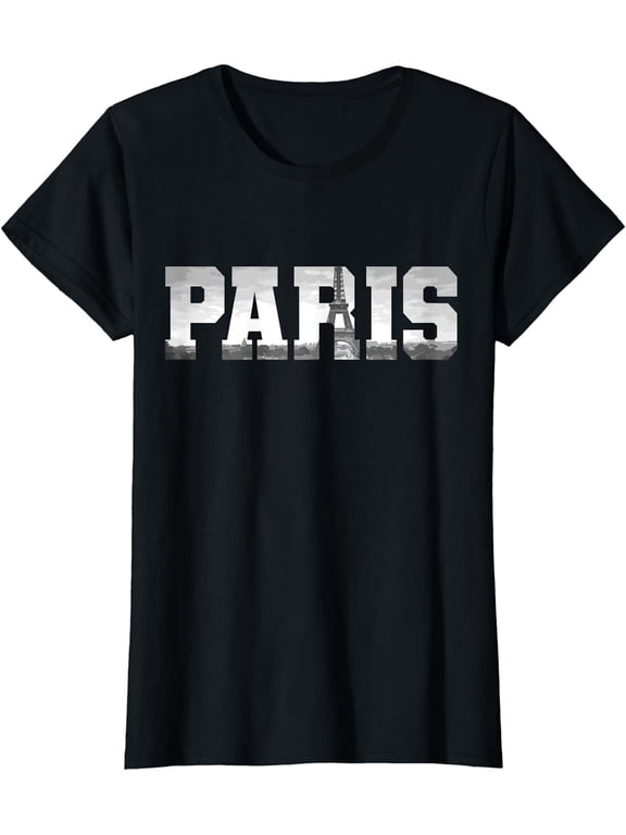 Paris Skyline France French Eiffel Tower Vintage Paris T-Shirt