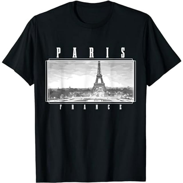 Paris Skyline France French Eiffel Tower Vintage Paris TShirt