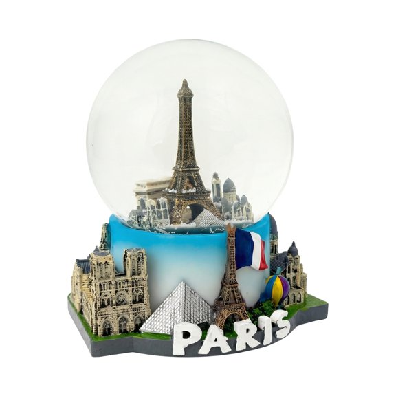 Paris Skyline Snow Globe 4.5 Inches