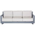 thumbnail image 1 of Paris Sofa Gray Aluminum Frame in Taupe Cushion, 1 of 5