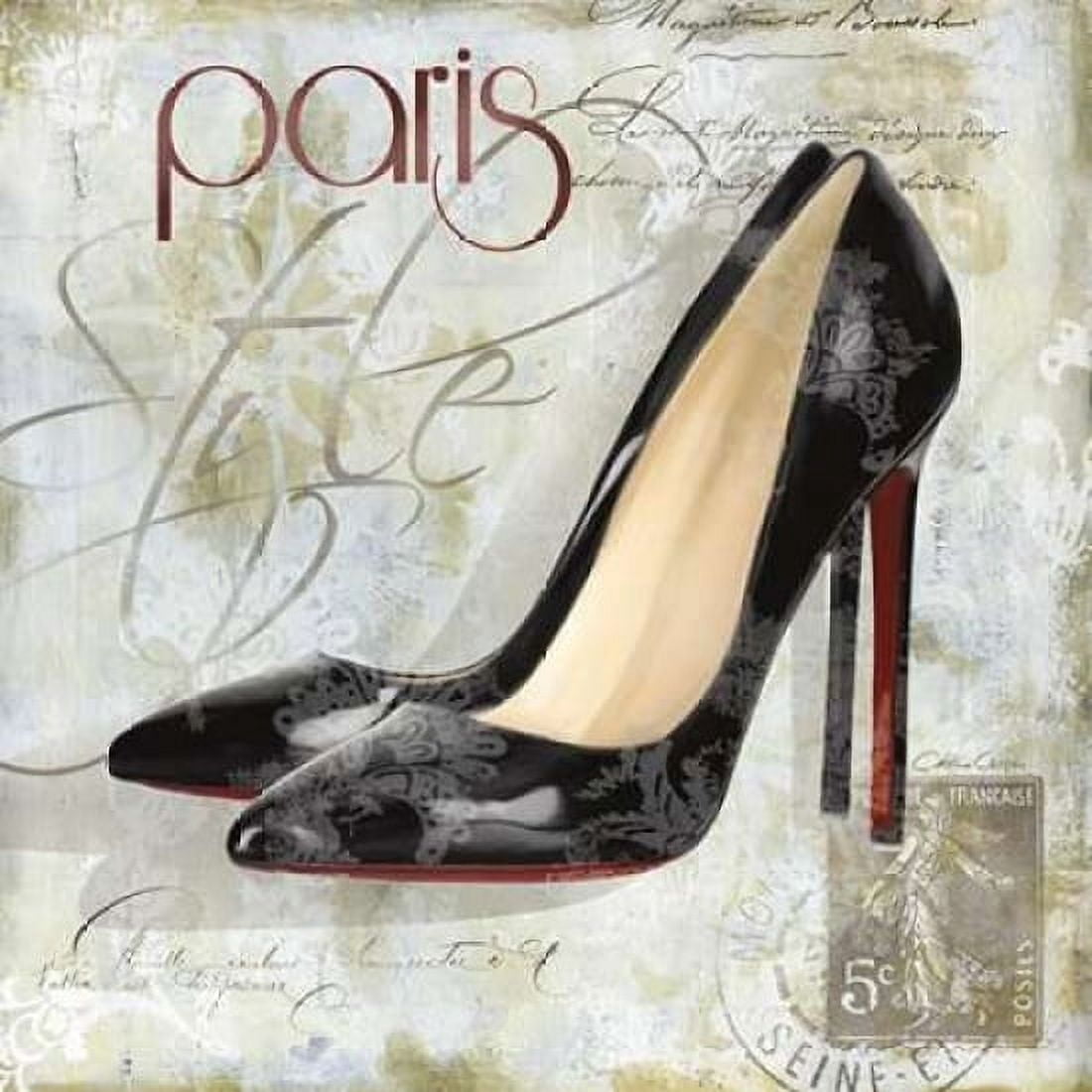 Paris Soles 2 Canvas Art - Carlie Cooper (24 x 24)