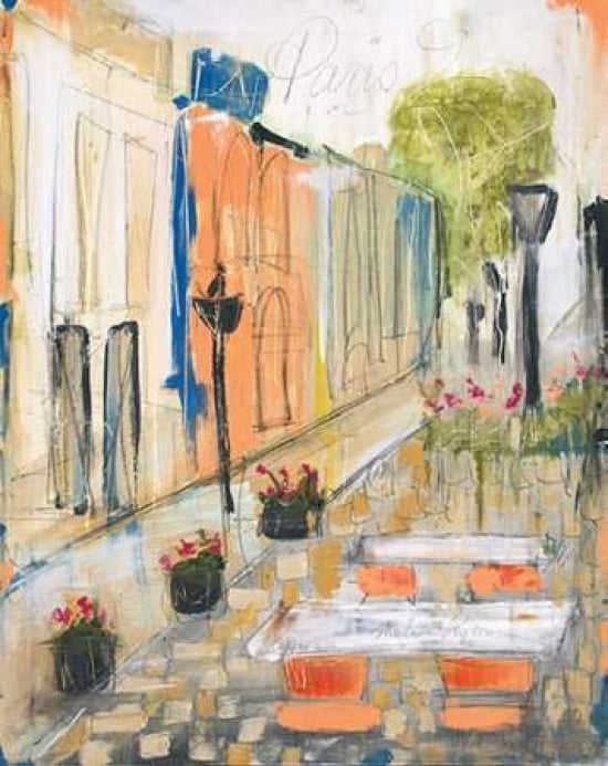 Paris Street Caf?? Canvas Art - Melissa Lyons (24 x 30)