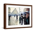 thumbnail image 1 of Art.com 'Paris Street; Rainy Day', 1877 Giclee Print by Gustave Caillebotte, Brown Frame Wall Art, 21" x 17", 1 of 5