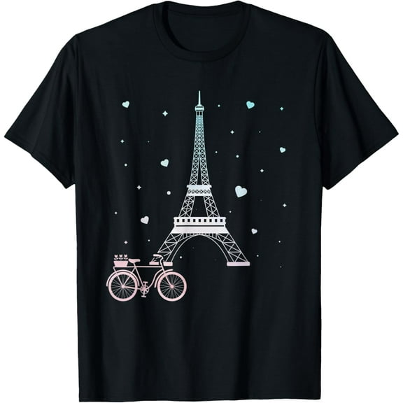 Paris TShirt Cute Girrrl Graphic T Shirt