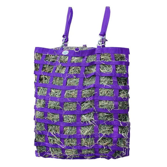 Paris Tack Three Sided Premium Slow Feeder Hay Bag with Super Tough Bottom and 6 Month Warranty