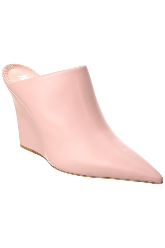 Paris Texas Wanda Sabot Leather Mule, 38, Pink