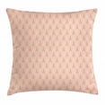 thumbnail image 1 of Paris Throw Pillow Cushion Cover, Soft Colors Eiffel Tower Pattern France Landmark Repetitive Design, Decorative Square Accent Pillow Case, 24 X 24 Inches, Peach Light Yellow Dark Coral, by Ambesonne, 1 of 2