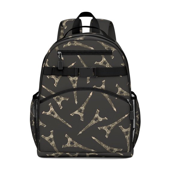 Paris Toddler Backpack Spacious Adjustable Shoulder Straps Chest Buckle Durable Backpack For Student