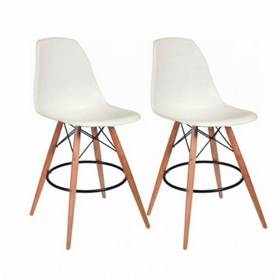 Paris Tower Barstool - White