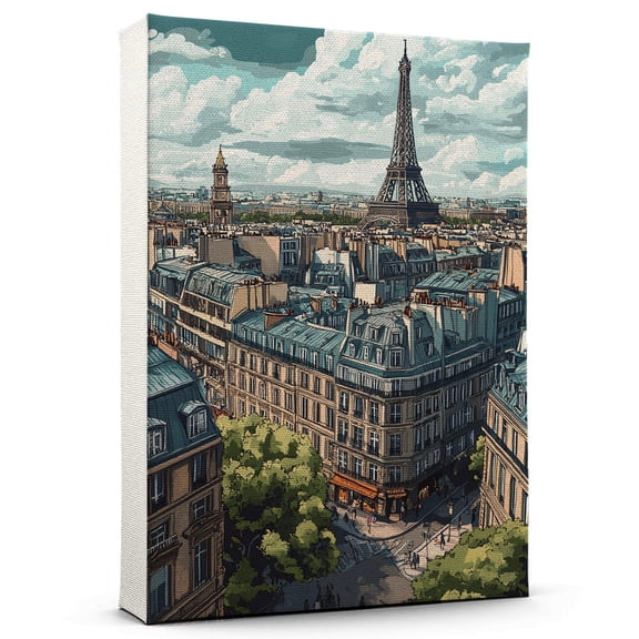 Paris Travel Canvas, France Canvas Print,Paris Canvas Wall Art,France Travel Wall Art, Travel Print, Travel Gift -103AZ1069