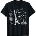 thumbnail image 1 of Paris Travel City Love Eiffel Tower T-Shirt, 1 of 3