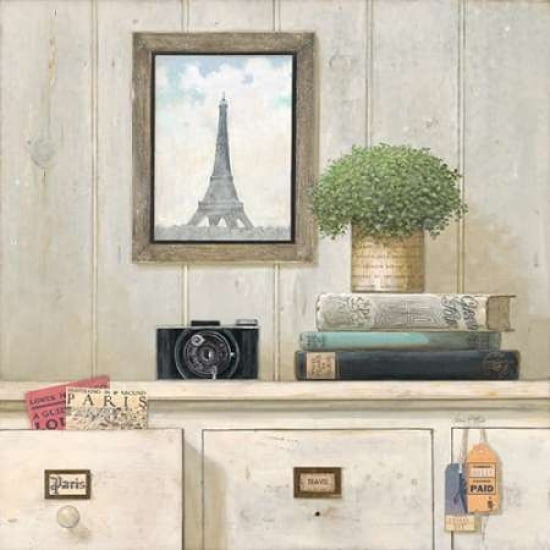 Paris Traveler Canvas Art - Arnie Fisk (24 x 24)