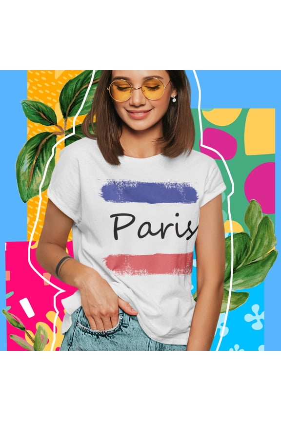 Paris Unisex T-shirt, French Lover Shirt, French Gift, France Shirt, French Ladies Shirt, Francophile Tee, French Ladies Tee