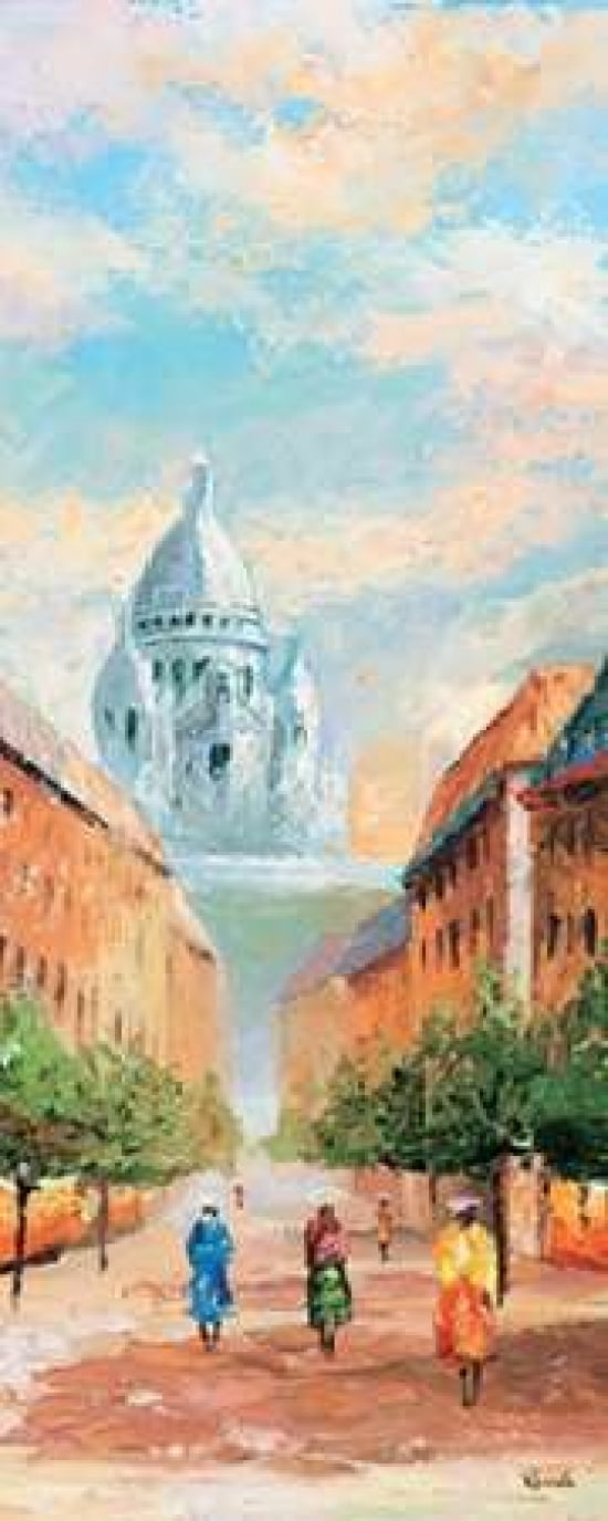 Paris VII Canvas Art - Renee (10 x 20)