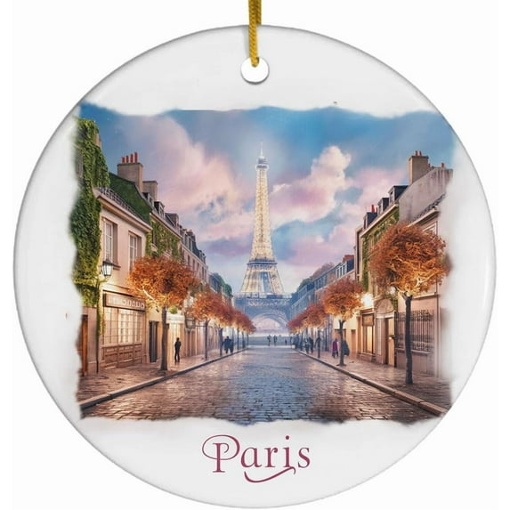 Paris Vacation Ornament, Paris Ornament, Christmas Ornaments, Paris Custom Ornament, Personalized Gift, Paris Souvenir, Paris Gift, France G6iyye (Paris Vacation)