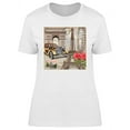 thumbnail image 1 of Paris Vintage Car And Background T-Shirt Women -Image by Shutterstock, Female 3X-Large, 1 of 2