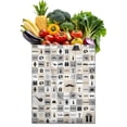 thumbnail image 1 of Paris Vintage Style Reusable Shopping Bag - Foldable Eco-Friendly Tote, Spacious 16x15 for Flight & Airplane, 1 of 6