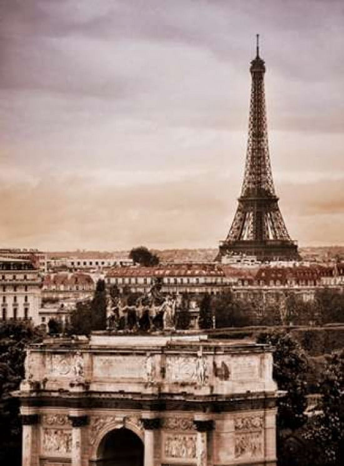 Paris Vista Canvas Art - Michael Greenwood (18 x 24)