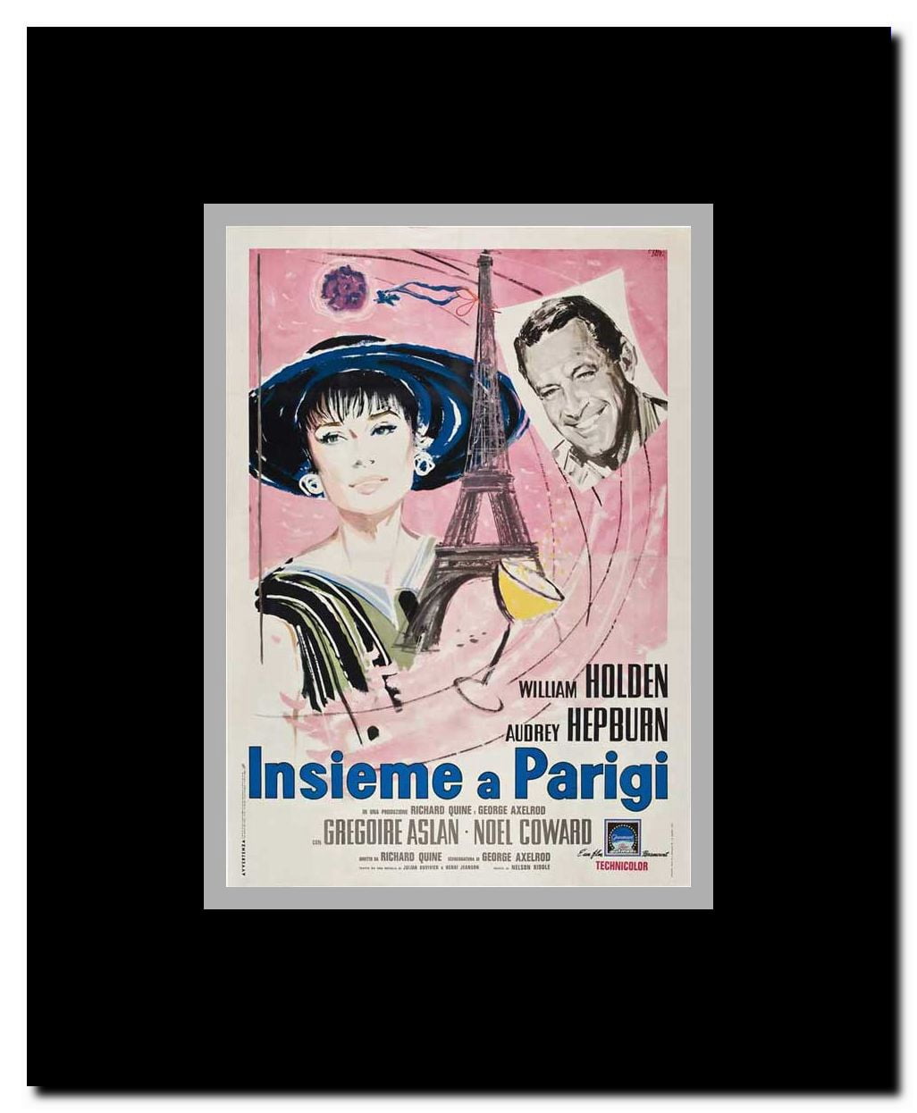 Paris When It Sizzles Framed Movie Poster