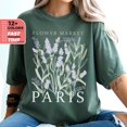 thumbnail image 1 of Paris Wildflowers T-Shirt for Women, Flower Market Shirt, Floral Graphic Tee, Lavender TShirt, Nature Lover Top, Boho Cottagecore Gift SWEATSHIRT All Size S-5XL, 1 of 5