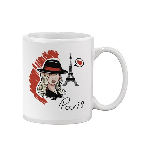 Paris Woman Mug - SPIdeals Designs,