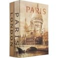 thumbnail image 1 of Paris and London Dual book Lock box with Key Lock, 1 of 4