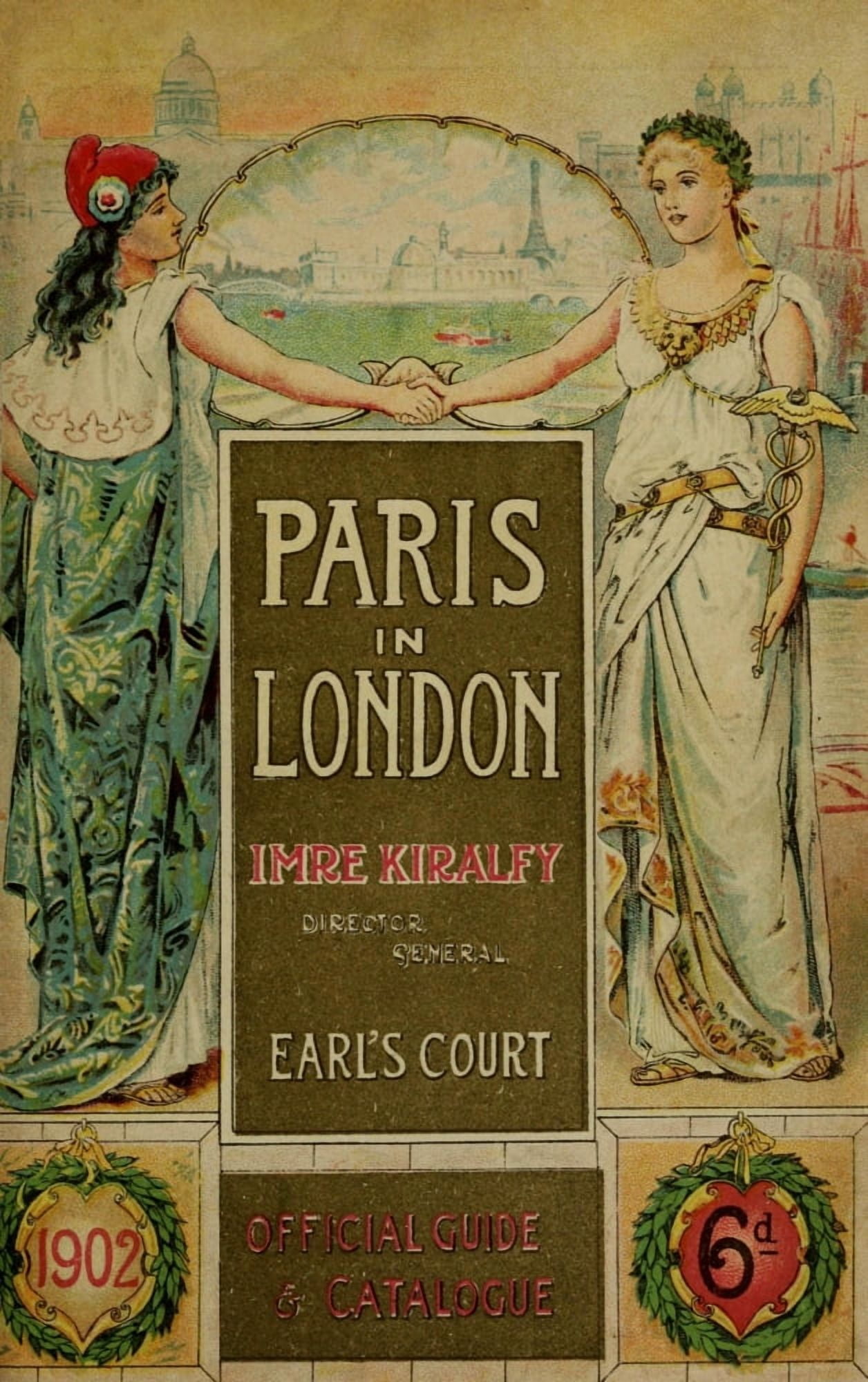 Paris in London 1902 Guide & Catalogue Canvas Art - Unknown (18 x 24)