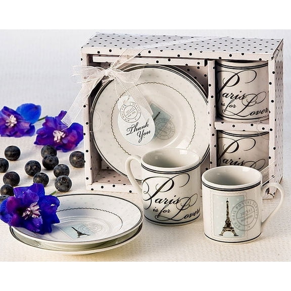 Paris is for Lovers Espresso Cup Favor Set