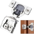 thumbnail image 1 of ParisRhone 40 Pack 1-1/4" Overlay Soft Close Cabinet Hinges for Kitchen Cabinets -Satin Nickel Self Closing Kitchen Cabinet Hinges Concealed with Built-in Soft Close Hinges Damper, 1 of 9