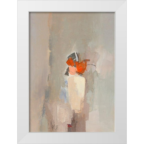 Parise, Chantal 11x14 White Modern Wood Framed Museum Art Print Titled - Roses
